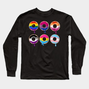 LGBTQ+ Pride Donuts Long Sleeve T-Shirt